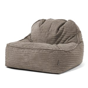 Sloucher Säkkituoli 2.0 - Vakosametti Harmaabeige